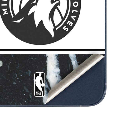 NBA Minnesota Timberwolves Marble Galaxy A55 5G Skin